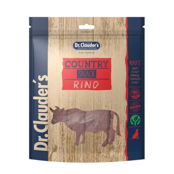 Dr.Clauders Dog Jutalomfalat Country Line Snack marha 170g