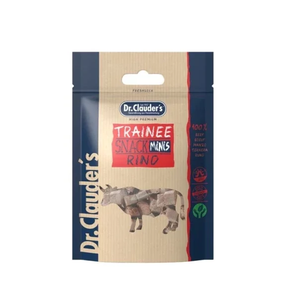 Dr.Clauders Dog Jutalomfalat Trainee snack mini marha 50g