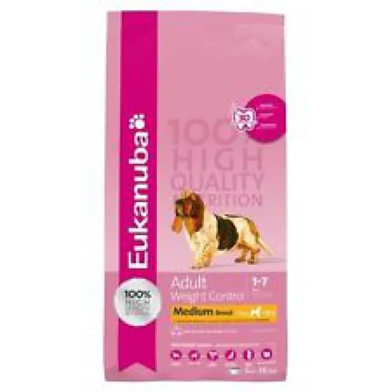 Eukanuba Adult Medium Breed Weight Control kutyatáp 3kg