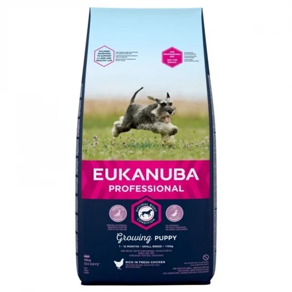 Eukanuba Puppy Small kutyatáp 18kg