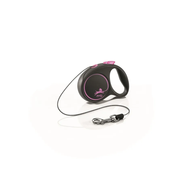 Flexi Black Design XS Zsinór 3m 8kg-ig Pink