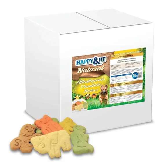 Happy&Fit Natural Állatfigurás Keksz 10kg