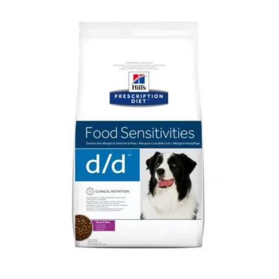 Hills Prescription Diet  Canine D/D Duck & Rice 5 kg - táplálékallergiás reakciók csökkentésére é