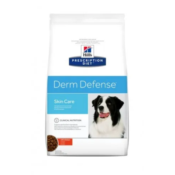 Hills Prescription Diet  Canine Derm Defense 2 kg - környezeti allergiák étrendi kezelésére és a