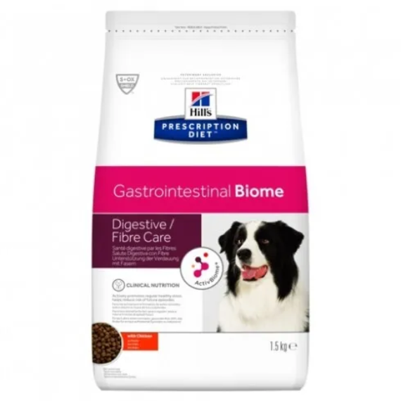 Hills Prescription Diet  Canine GI Biome 10 kg -  rostérzékeny, szteroidokra reagáló enteropathiá