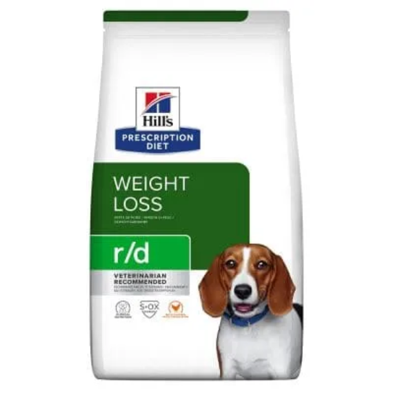 Hills Prescription Diet  Canine R/D 1.5 kg - elhízás, fibrát kezelés