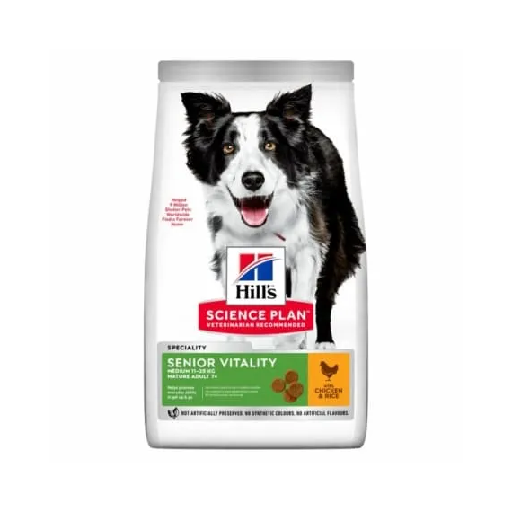 Hills Science Plan Canine Senior Vitality Medium Chicken 2.5kg