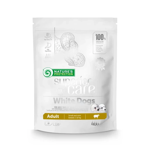 Natures Protection Superior Care White Dog Adult Lamb Small&mini 400g