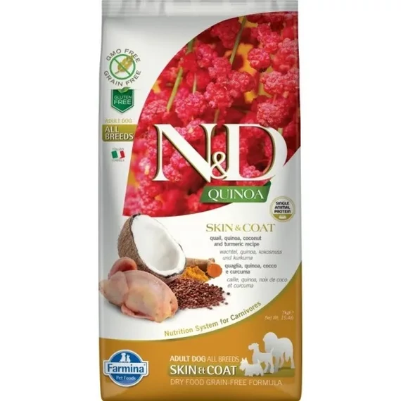 N&D Dog Quinoa Skin&coat fürj 7kg