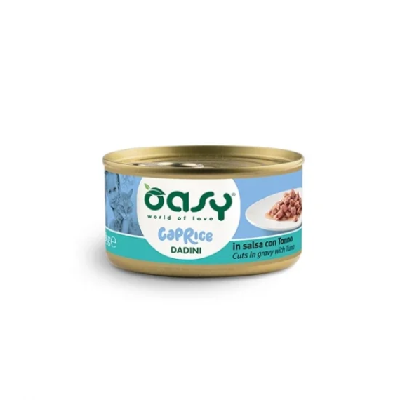 Oasy Cat Konzerv Caprice Dadini Tuna - tonhal 85g