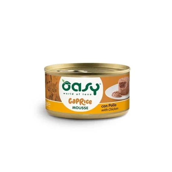 Oasy Cat Konzerv Caprice Mousse Chicken - csirkehús 85g