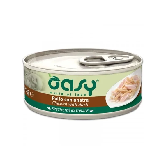 Oasy Cat Konzerv Natural Chicken&Duck 70g