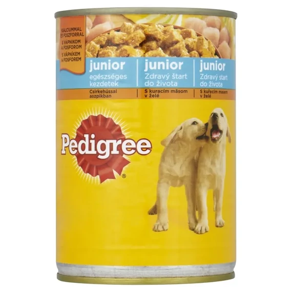 Pedigree Konzerv Junior Csirke 400g