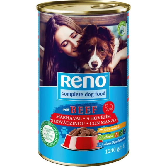 Reno konzerv Kutya marha 1240gr