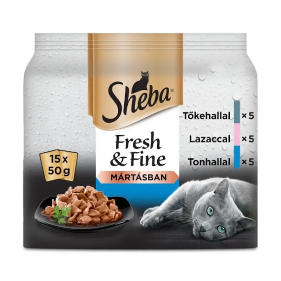 Sheba Mini 15x50gr halas válogatás