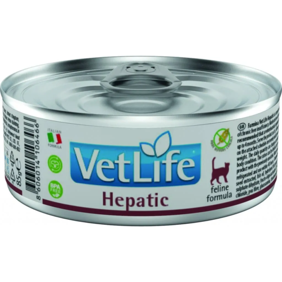 Vet Life Natural Diet Cat Hepatic 85g