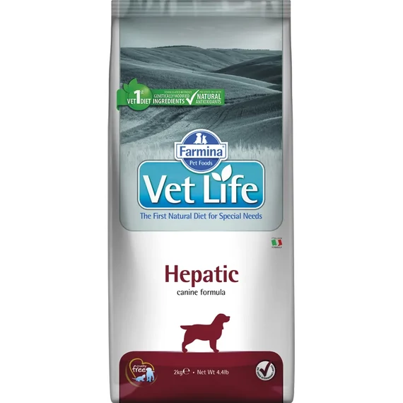 Vet Life Natural Diet Dog Hepatic 2kg