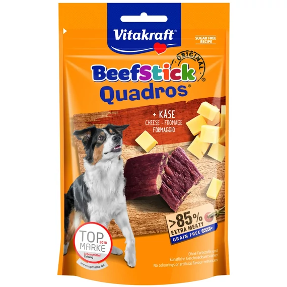 Vitakraft Beef Stick Kutya Jutalomfalat Quadros Sajtos 70g