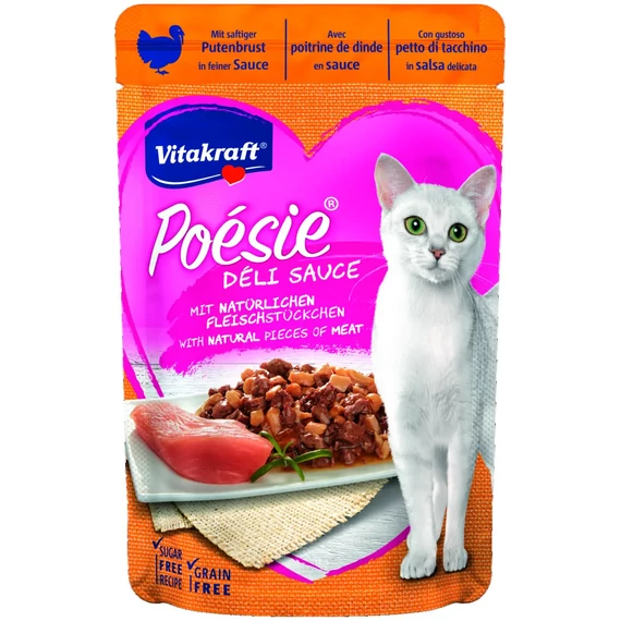 Vitakraft Poésie Delice Macska Alutasak Pulyka 85g