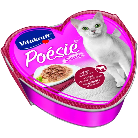 Vitakraft Poésie Macska Alutál Borjú Sajtszószban 85g