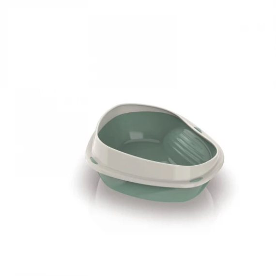 Shuttle Macska Wc Medium Sarok Peremes 49x40x17,5cm Zöld